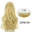 5 Clip In Hair Extensions - Heat Resistant Wavy Synthetic Hairpieces
