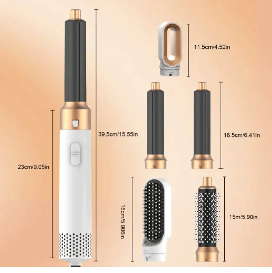 5-in-1 Hair Styler Brush Set