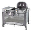 5-in-1 Portable Baby Playard with Cradle and Storage - Gray