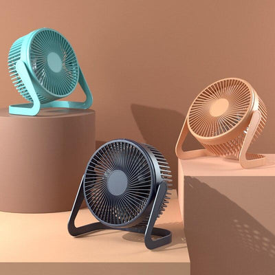 5 Inch USB Desktop Fan - 360° Rotating Mini Electric Fan