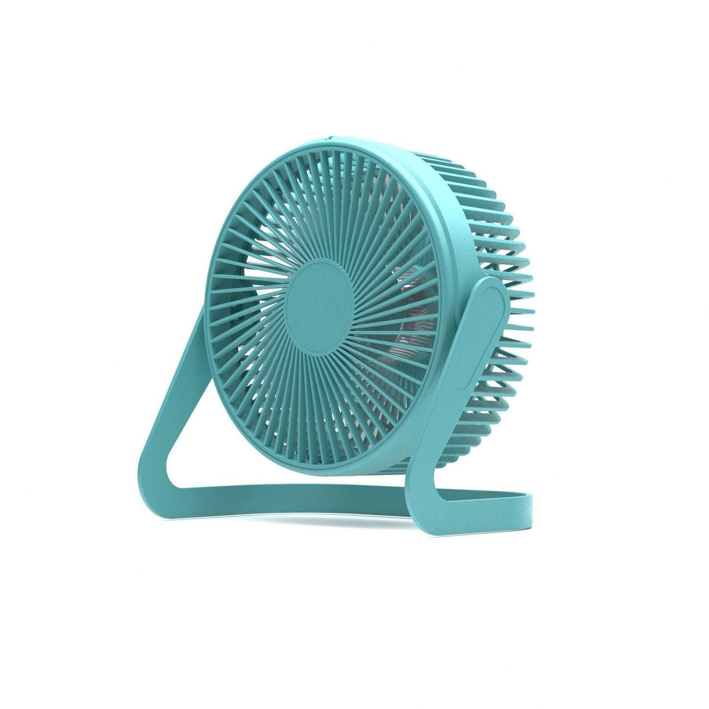 Ventilateur de bureau USB de 5 pouces - Mini ventilateur électrique rotatif à 360°