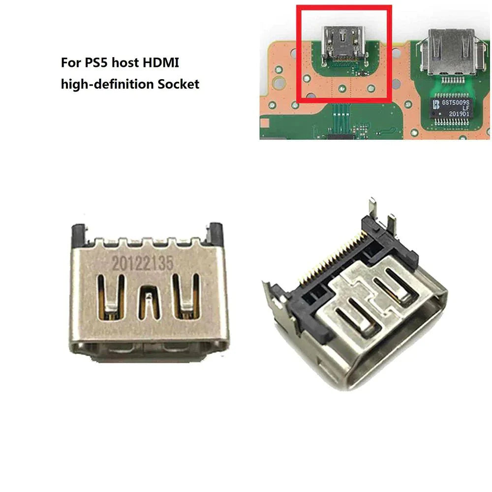Paquete de 5 conectores de puerto HDMI OEM para Sony PlayStation 5 PS5