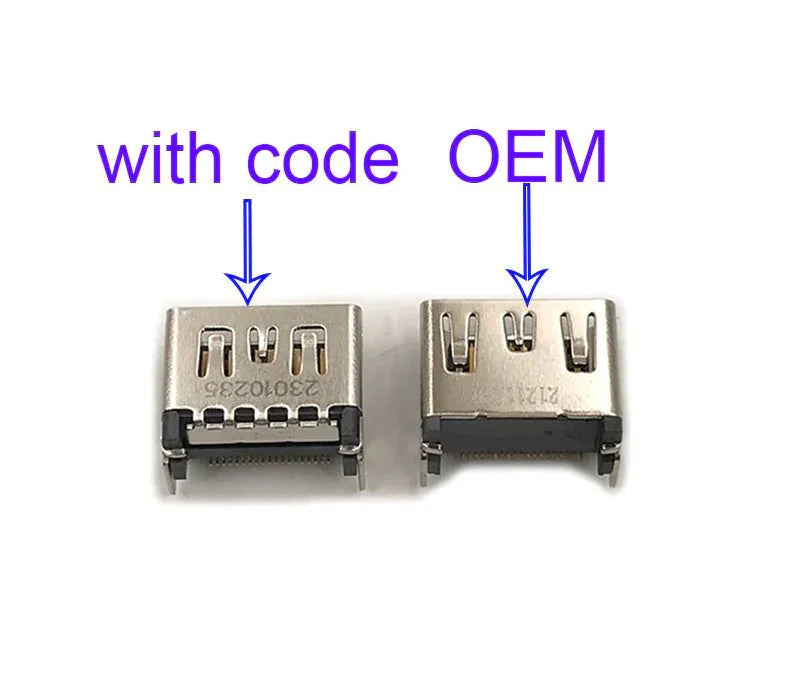 Paquete de 5 conectores de puerto HDMI OEM para Sony PlayStation 5 PS5
