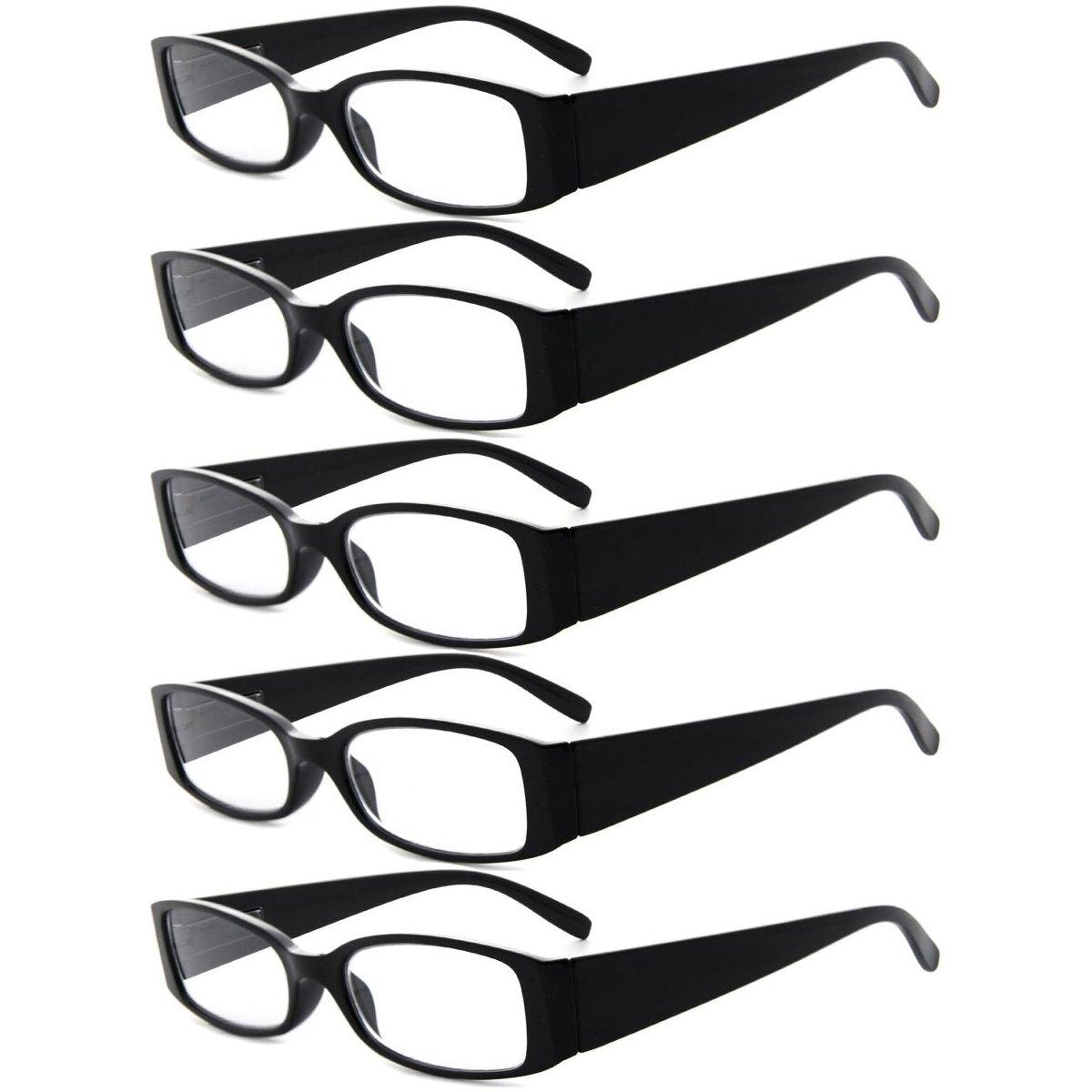 Paquete de 5 Gafas Rectangulares Estilosas R040-A