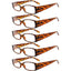 Paquete de 5 Gafas Rectangulares Estilosas R040-A