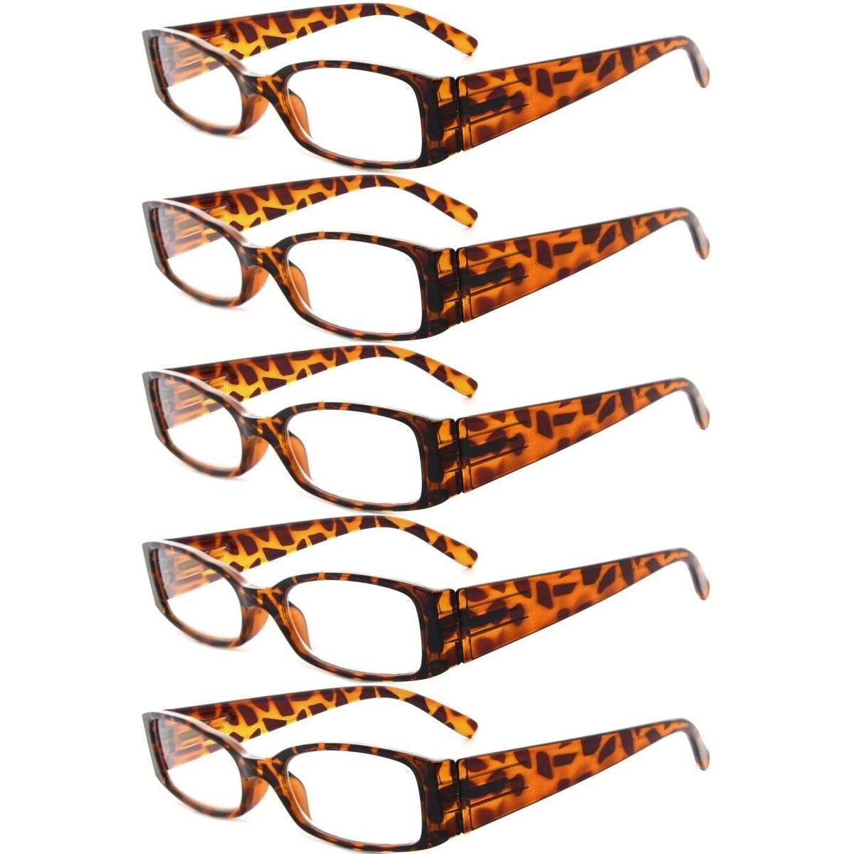 Paquete de 5 Gafas Rectangulares Estilosas R040-A