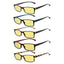 5 Pack Small Lens Blue Light Blocking Readers TMCG178