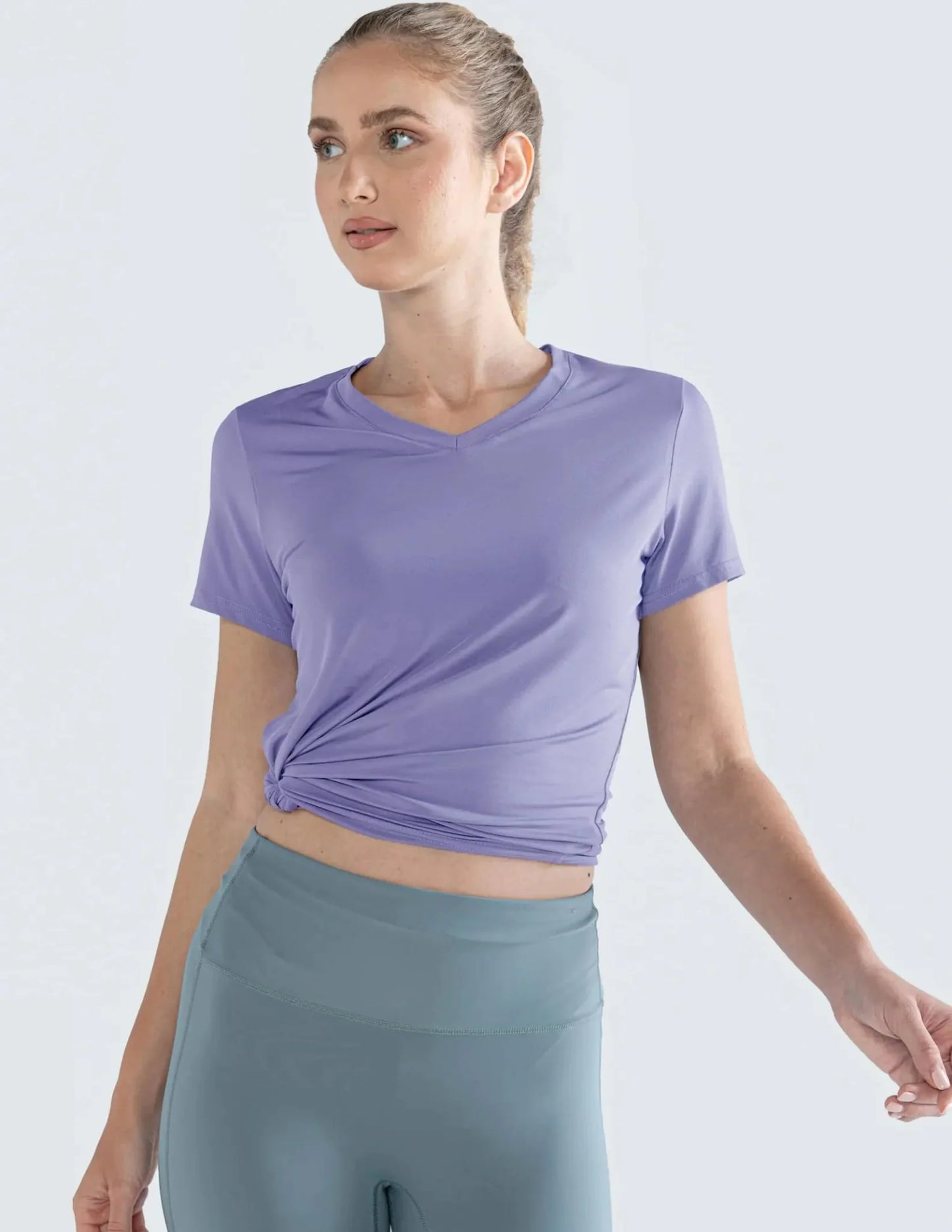 5 Pack Women's Dry Fit Workout Shirts - Short Sleeve Athletic Tees
