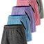 Pack de 5 shorts de sport pour femmes avec poches zippées