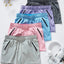 Pack de 5 shorts de sport pour femmes avec poches zippées