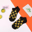 5 Pairs Fun Animal & Food Pattern Ankle Socks for All Seasons