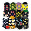 5 Pairs Fun Animal & Food Pattern Ankle Socks for All Seasons