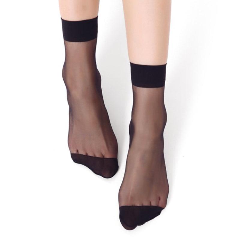 Ensemble de 5 Paires de Chaussettes Ankle en Velours pour Femmes