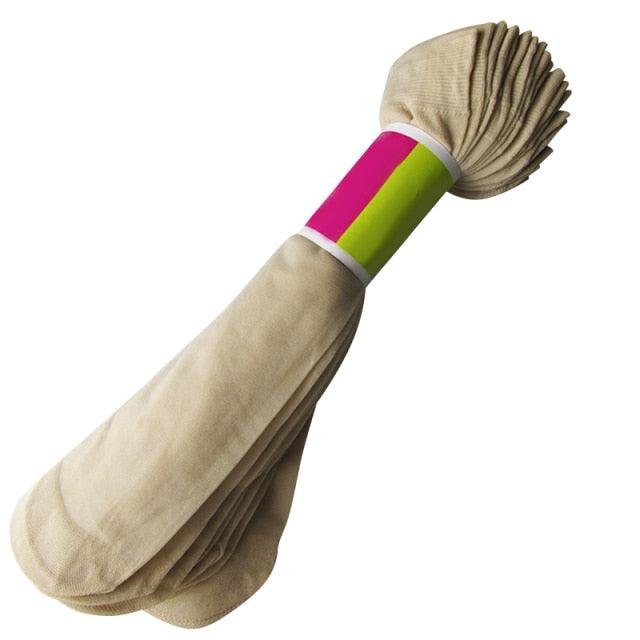 Ensemble de 5 Paires de Chaussettes Ankle en Velours pour Femmes