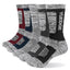5 Pairs of Men's Comfortable Breathable Cotton Athletic Socks