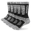 5 Pairs of Men's Comfortable Breathable Cotton Athletic Socks