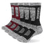 5 Pairs of Men's Comfortable Breathable Cotton Athletic Socks