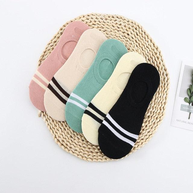 Ensemble de 5 Paires de Chaussettes Animaux Harajuku pour Femmes