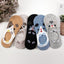Ensemble de 5 Paires de Chaussettes Animaux Harajuku pour Femmes