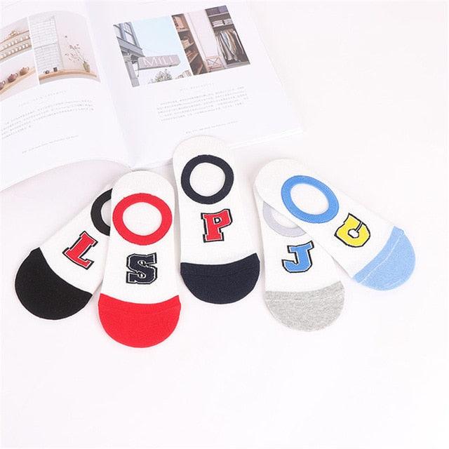 Ensemble de 5 Paires de Chaussettes Animaux Harajuku pour Femmes