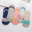 Ensemble de 5 Paires de Chaussettes Animaux Harajuku pour Femmes