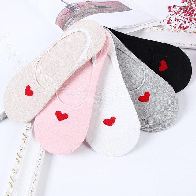 Ensemble de 5 Paires de Chaussettes Animaux Harajuku pour Femmes