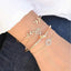 Conjunto de Pulseras de Encanto de Luna y Concha Bohemia de 5 Piezas