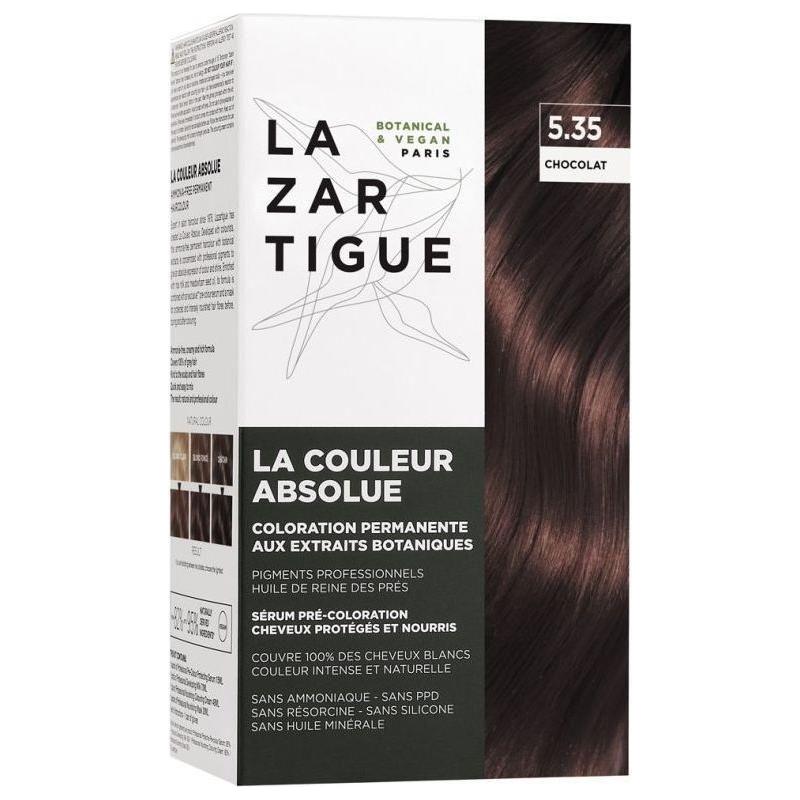 Lazartigue La Couleur Absolue Kit de Coloración Permanente 5.35 Chocolate