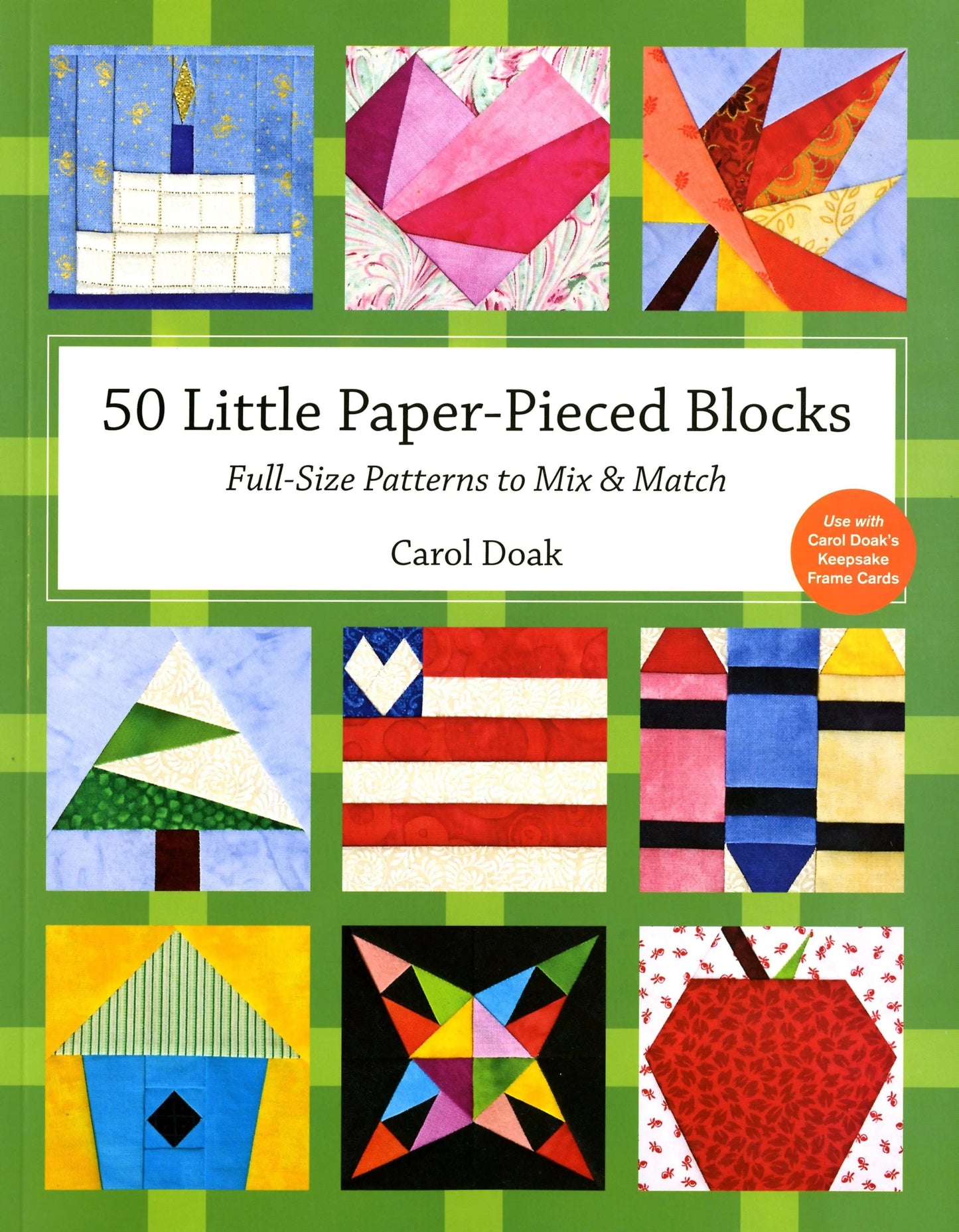 50 Pequeños Bloques de Papel Pieced de Carol Doak