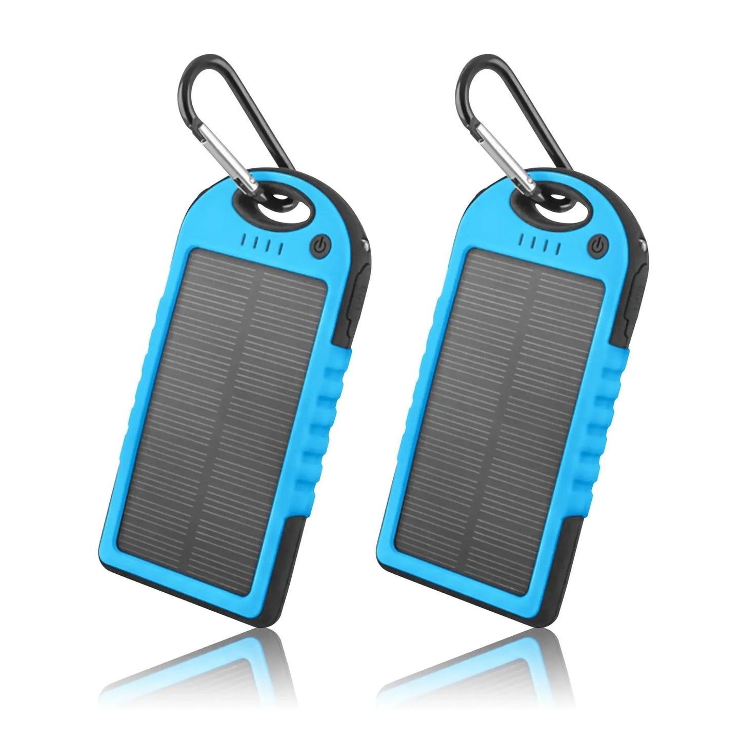5000mAh Solar Power Bank Charger (2-Pack)
