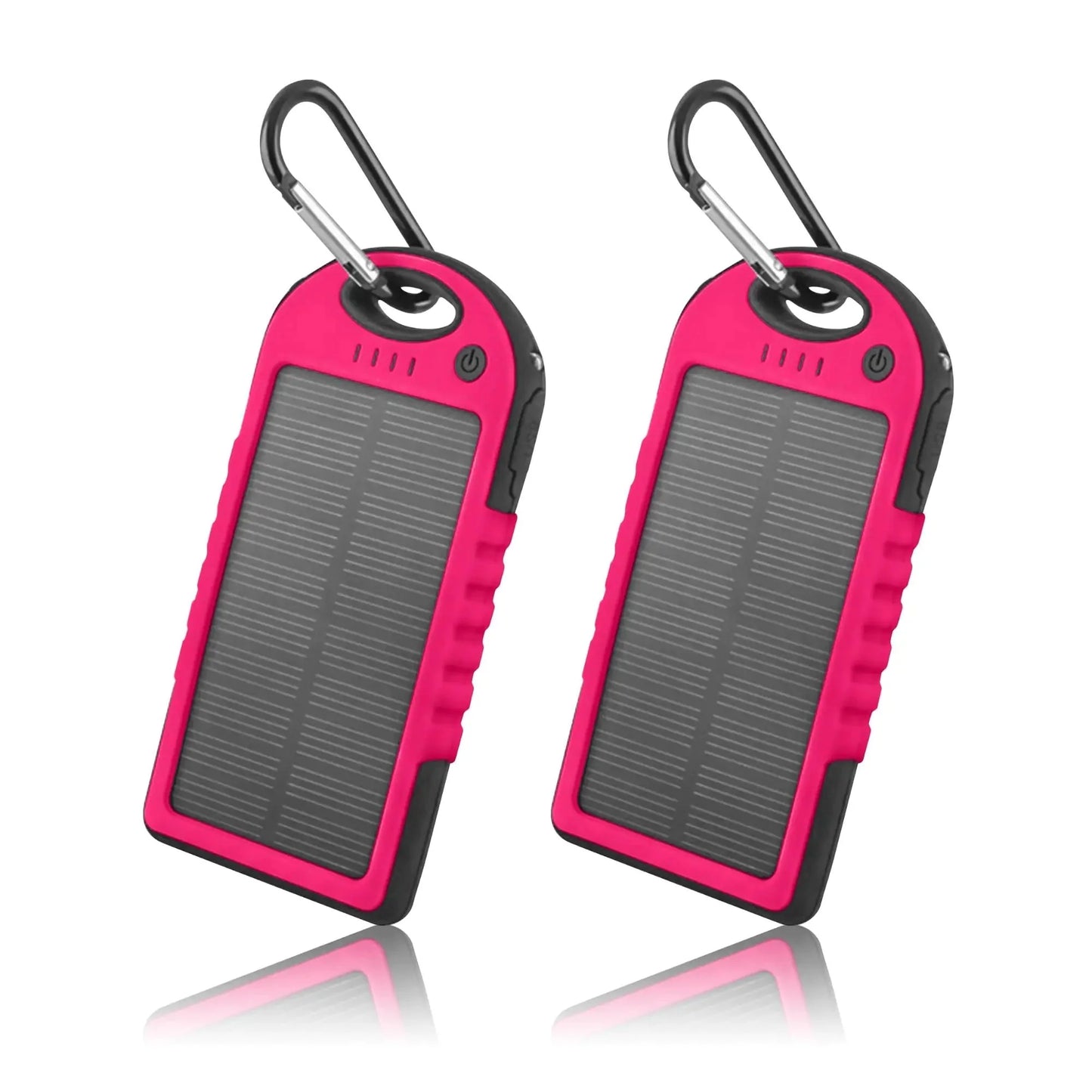 5000mAh Solar Power Bank Charger (2-Pack)