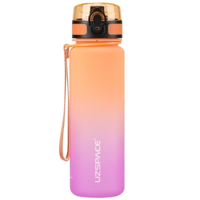 500/1000ml BPA Free Sport Water Bottle with Time Marker