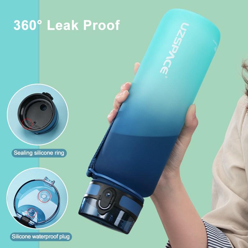 500/1000ml BPA Free Sport Water Bottle with Time Marker