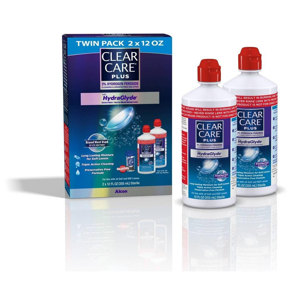 Solution de nettoyage Clear Care Plus avec HydraGlyde