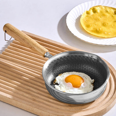 Premium Stainless Steel Non-Stick Frying Pan