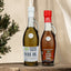 KORVEL Greek Olive Oil Set, 8.45 fl oz Chili olive oil & 16.9 EVOO all in Amphora bottles