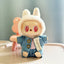 [Clothes Only] 1st/2nd generation Labubu clothes pendant Labubu sitting party baby clothes teddy bear suspenders cute pants - Korvel