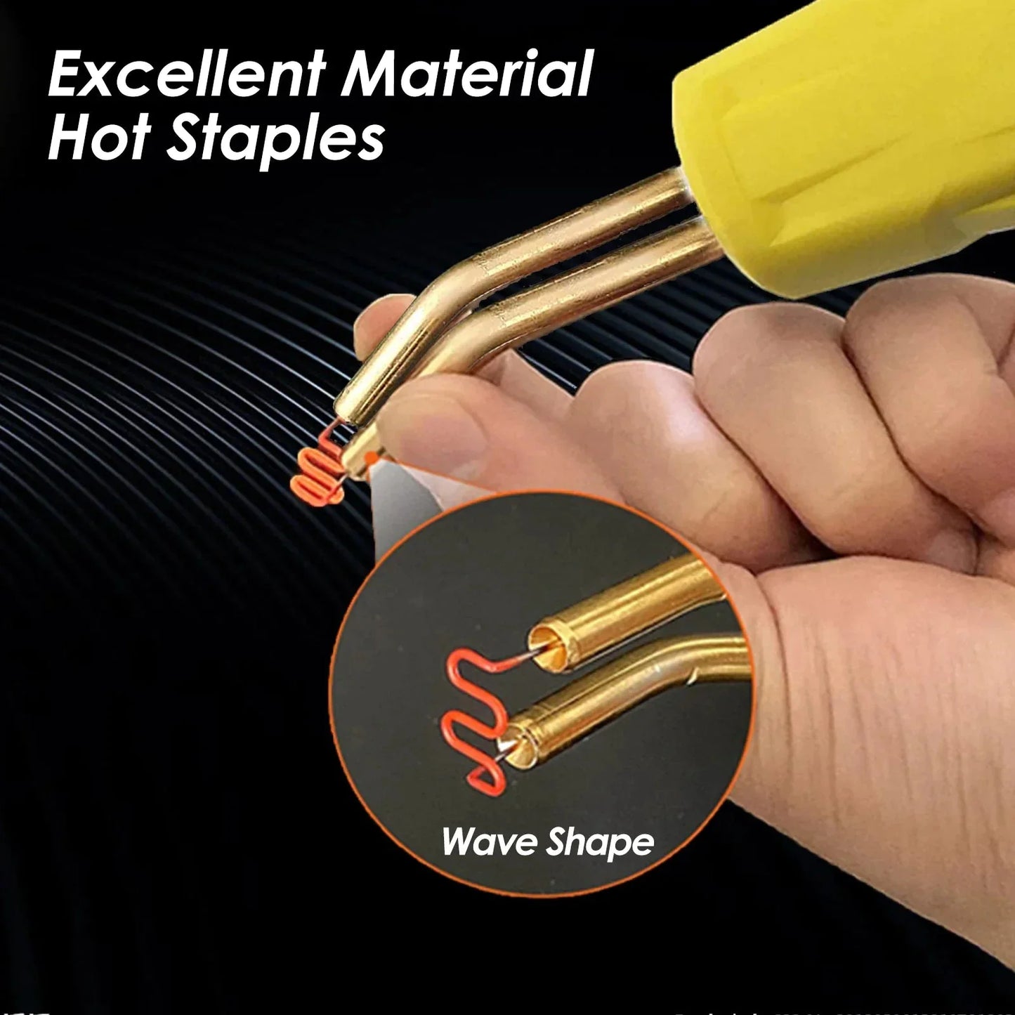 500PCS Hot Stapler Staples Repair Kit for Plastic Welding
