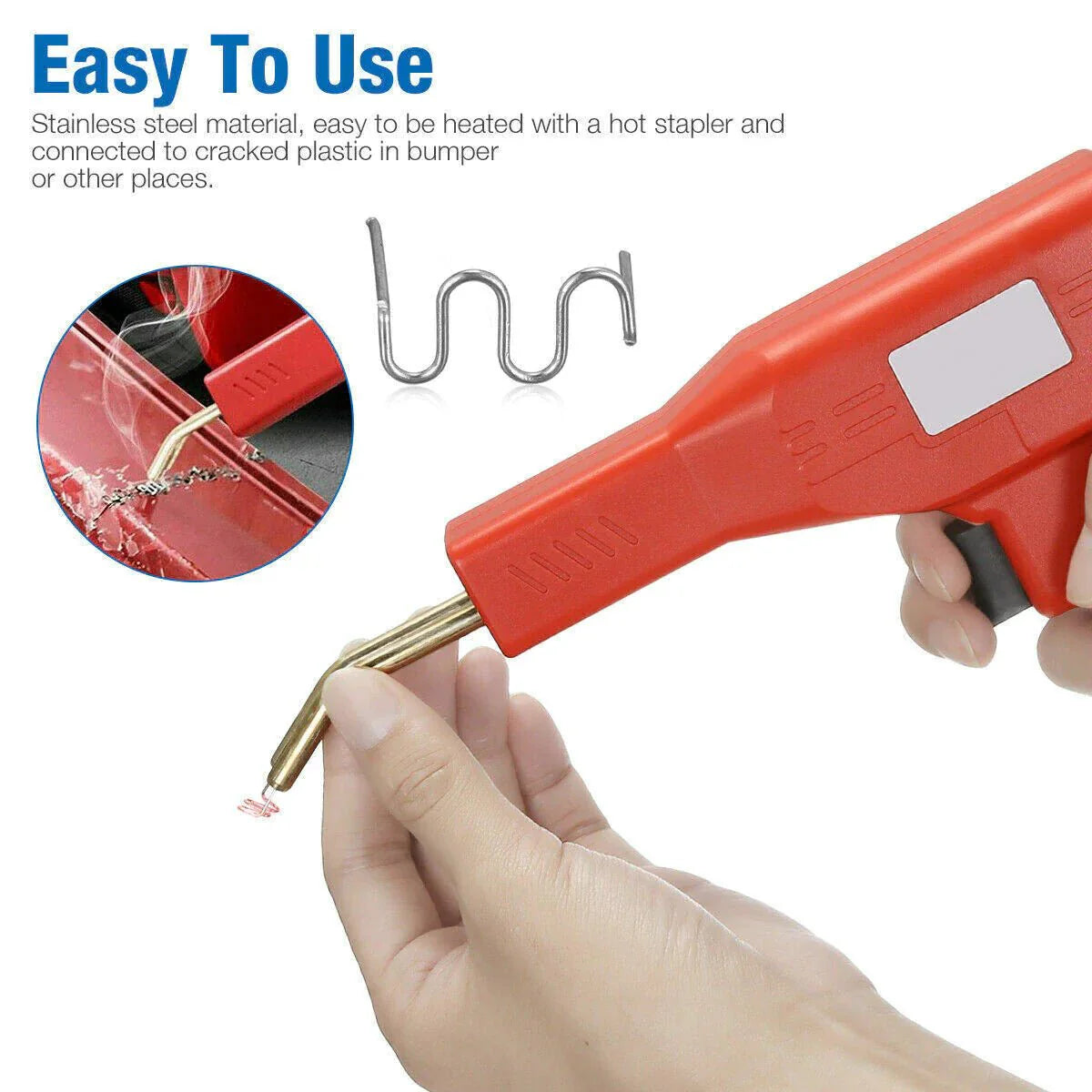 500PCS Hot Stapler Staples Repair Kit for Plastic Welding