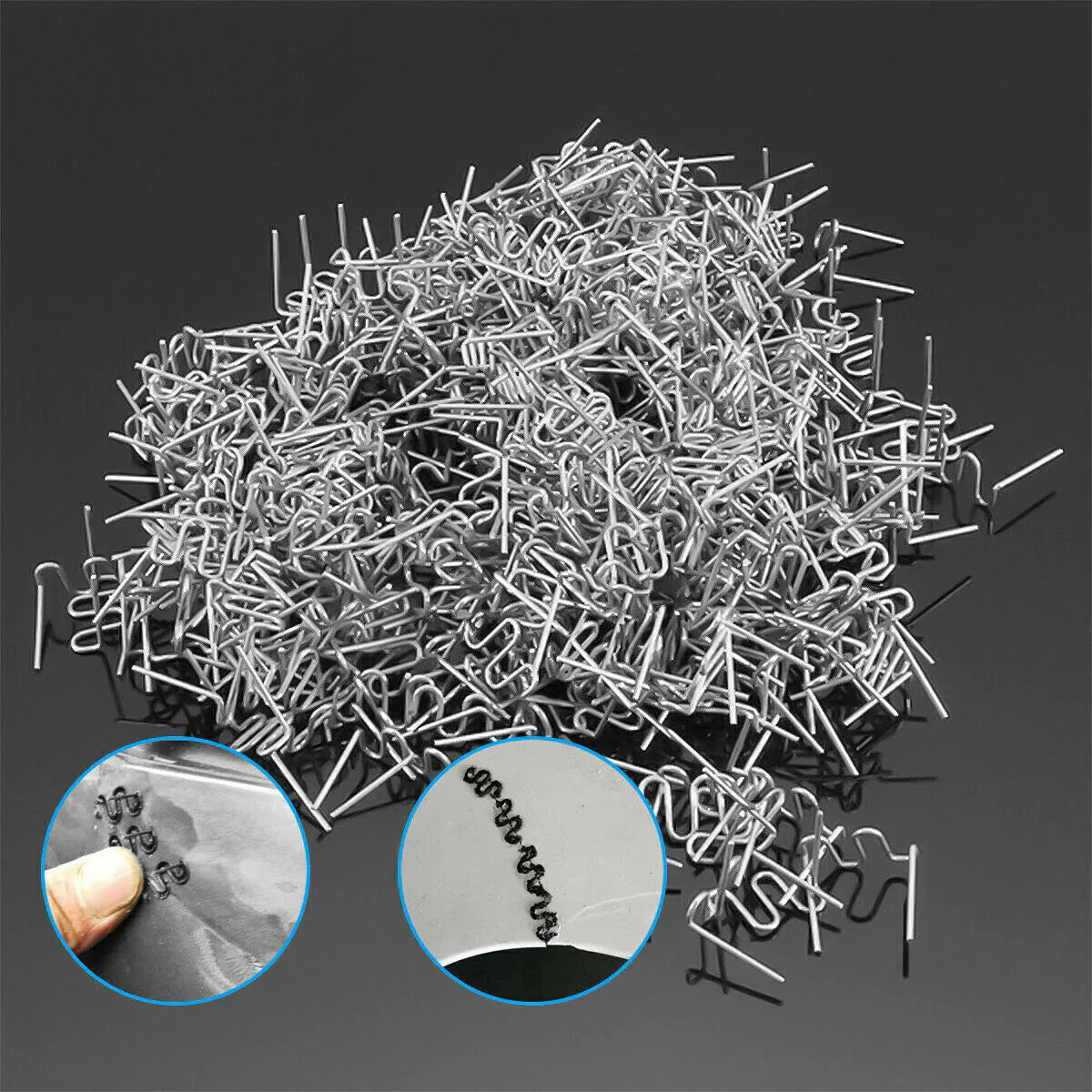 500PCS Hot Stapler Staples Repair Kit for Plastic Welding