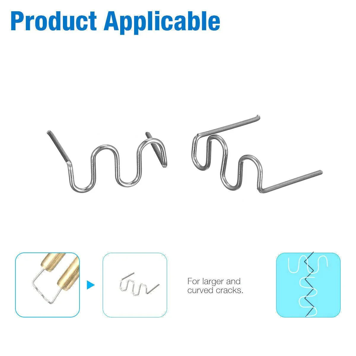 500PCS Hot Stapler Staples Repair Kit for Plastic Welding