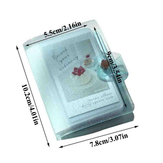 Hollow Heart Mini Photo Album - 50/100 Pockets