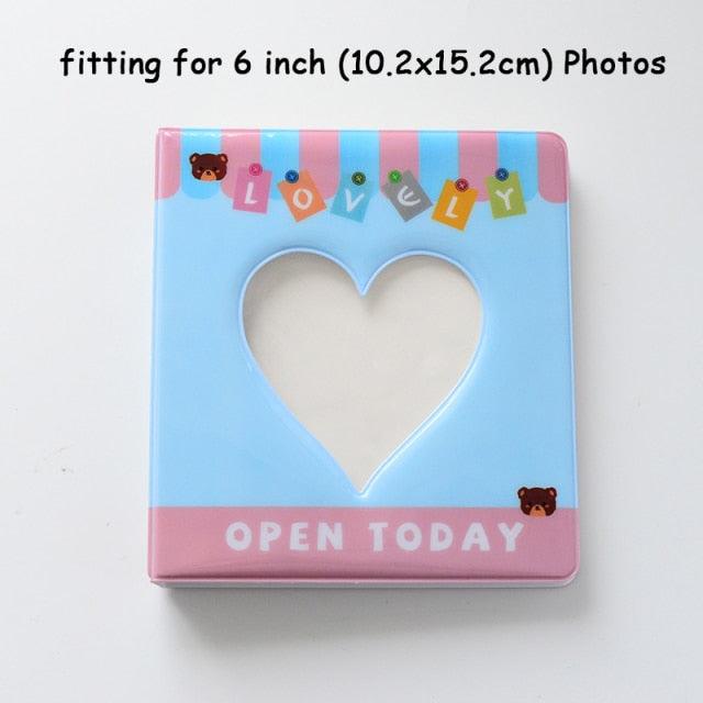 Hollow Heart Mini Photo Album - 50/100 Pockets