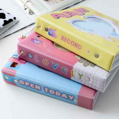 Hollow Heart Mini Photo Album - 50/100 Pockets