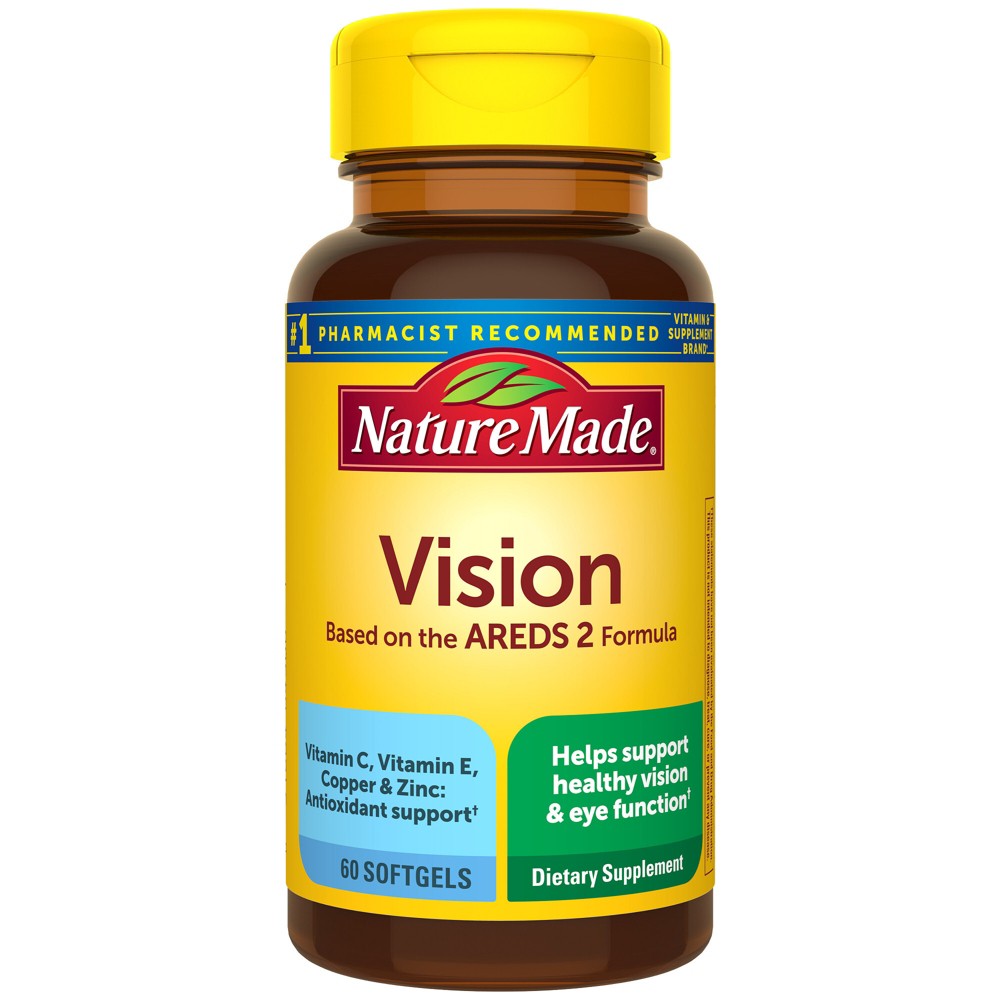 NM Vision AREDS 2 Fórmula Softgels - 60 Contenido