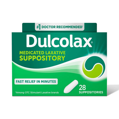 Dulcolax Laxative Suppositories - 28 Count