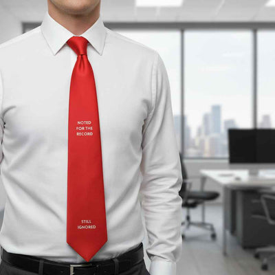 Corbata Roja Noted for the Record – Corbata de Declaración Política