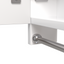 Cabinet de rangement moderne pour salle de bain 32x28 pouces avec éclairage LED