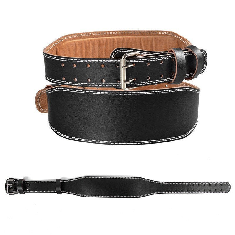 Premium PU Leather Weightlifting Belt for Men and Women