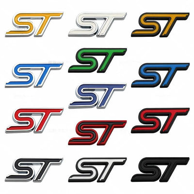 Premium 3D Metal Car Stickers for Ford Models